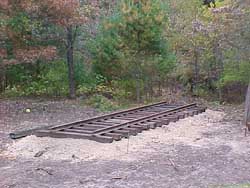 rails in place